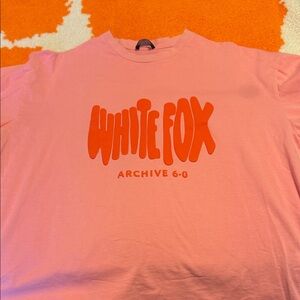 White Fox Boutique Pink Graphic Tee